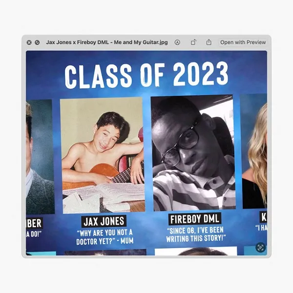 Me And My Guitar Song by Jax Jones Ft. Fireboy DML